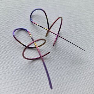 Vintage 80s Harry Mason Rainbow Ear Spirals